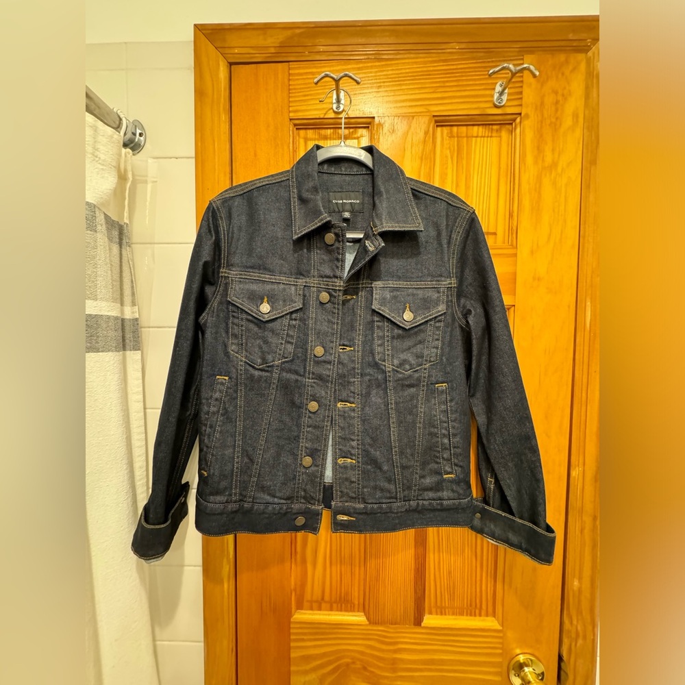 Men’s Club Monaco Dark Indigo Denim Jacket size XS